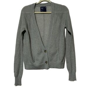 Gray American Eagle Cardigan
